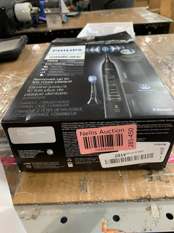 View 3 of Philips Sonicare ExpertClean 7500 Black, Rechargeable Electric Power Toothbrush, HX9690/05