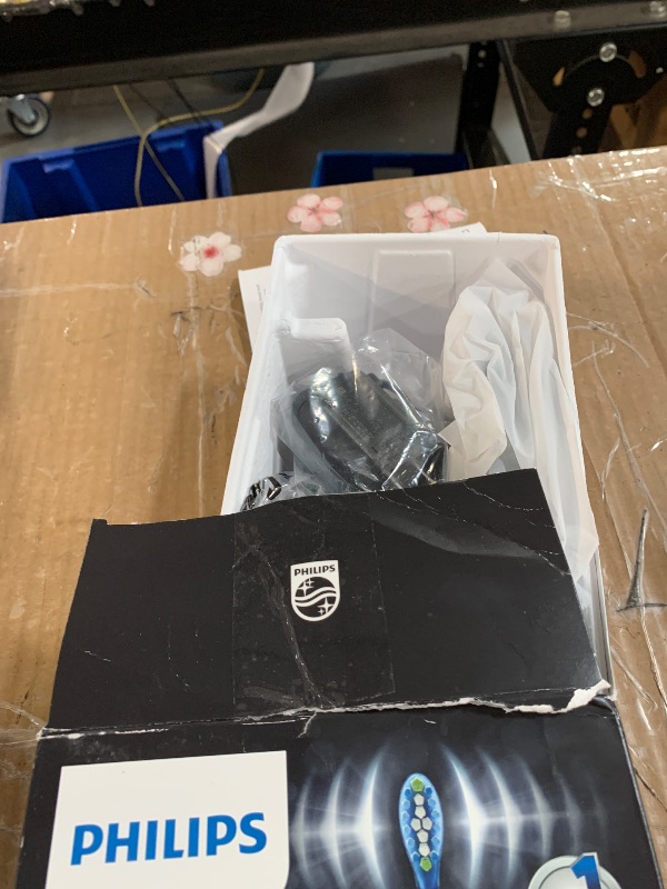 View 2 of Philips Sonicare ExpertClean 7500 Black, Rechargeable Electric Power Toothbrush, HX9690/05