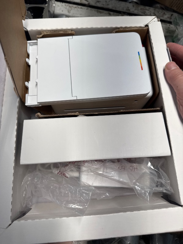 Photo 1 of (PARTS) (NOT A COMPLETE SET) Polaroid Hi-Print Bluetooth 4x6 Photo Printer + Photo Paper Bundle (80 Sheets Included) (6552)
