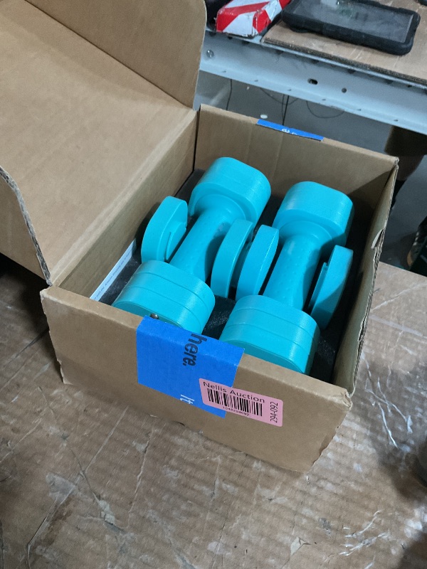 Photo 1 of (see all images) Zempox Adjustable Dumbbell Set of 2, 4 in 1 Free Weights Dumbbells Set for Women, Hand Weights for Women at Home, Each 2lb 3lb 4lb 5lb 