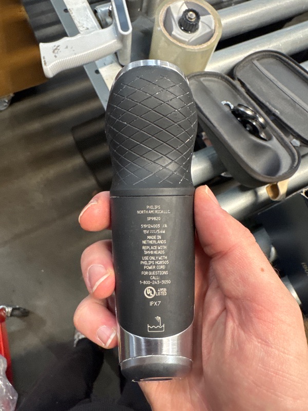 Photo 1 of (PARTIAL SET) (POWER TESTED) Philips Norelco S9000 Prestige Rechargeable Wet & Dry Electric Rotary Shaver with Precision Trimmer, Premium Case & Cleaning System, SP9841/84

