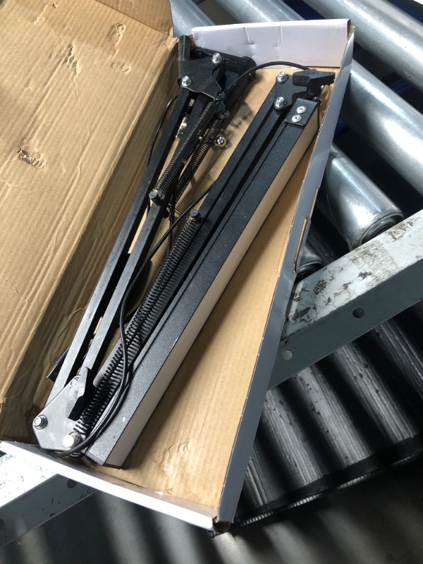 Photo 1 of (for parts only) LED Desk Lamp,Adjustable Swing Arm Desk Lamp with Clamp,Dimmable Desk Light Eye-Care Table Light, Memory Function