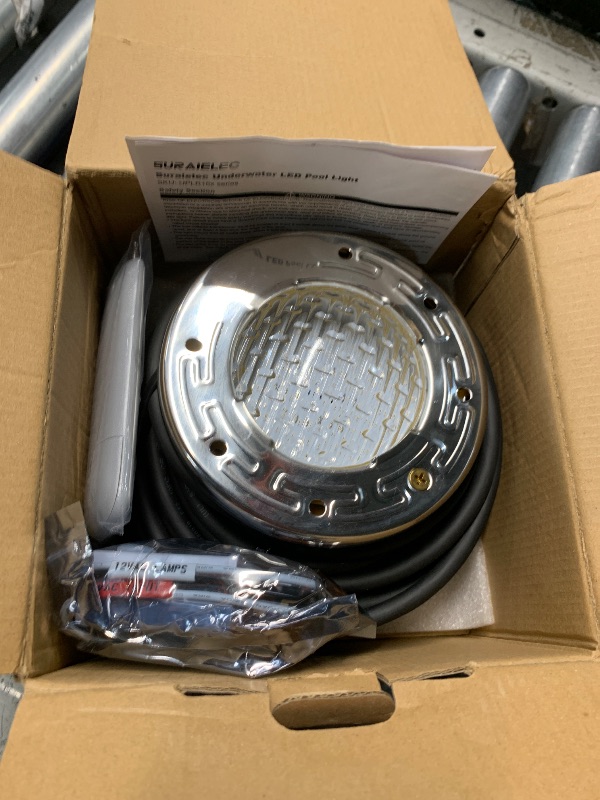 Photo 1 of SURAIELEC 6 Inch LED Spa Lights, 12V AC Color Changing Pool Lights for Inground Pool, Underwater Spa Light with Remote Control, Fits for 6" Small Wet Niches, 15W(150W Equivalent), 50FT Cord