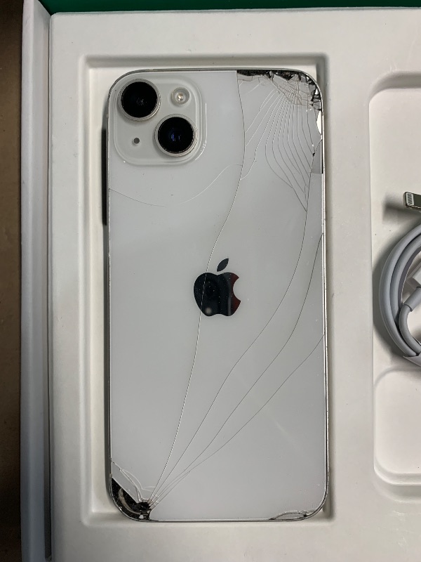Photo 1 of **PARTS ONLY**
Apple iPhone 14 Plus, 128GB, Starlight for Unlocked (Renewed Premium)
