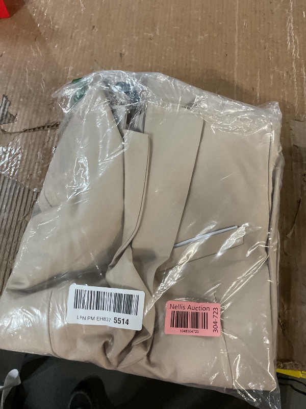 Photo 1 of (MISMATCH SET) (BAGGED) (USED/FAIR) (SMALL) WULFUL Men's 2 Piece Suits Slim Fit Two Button Blazer Jacket Pants Set for Party,Wedding and Business Champagne small