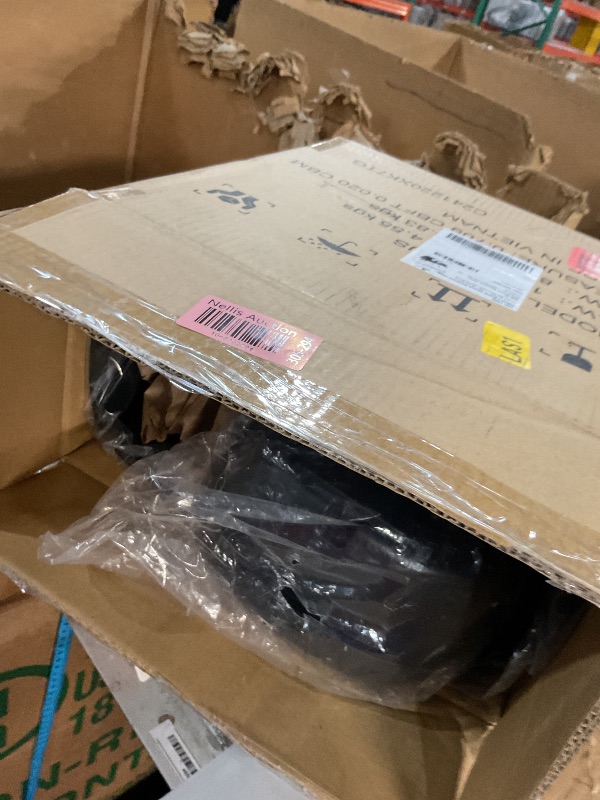 Photo 1 of ***(PARTS ONLY/ MAJOR DAMAGE/ SEE NOTES)***Amazon Basics 8-Sheet Cross Cut Paper Shredder and Credit Card Shredder - Black