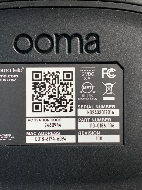 Photo 1 of ***(MISSING PARTS)***Ooma Telo LTE Home Phone Service with Battery Backup. Affordable landline Replacement. No Internet Required. Includes Premier Service w/Call Blocking. Unltd Calling at Home or with Free Mobile app.