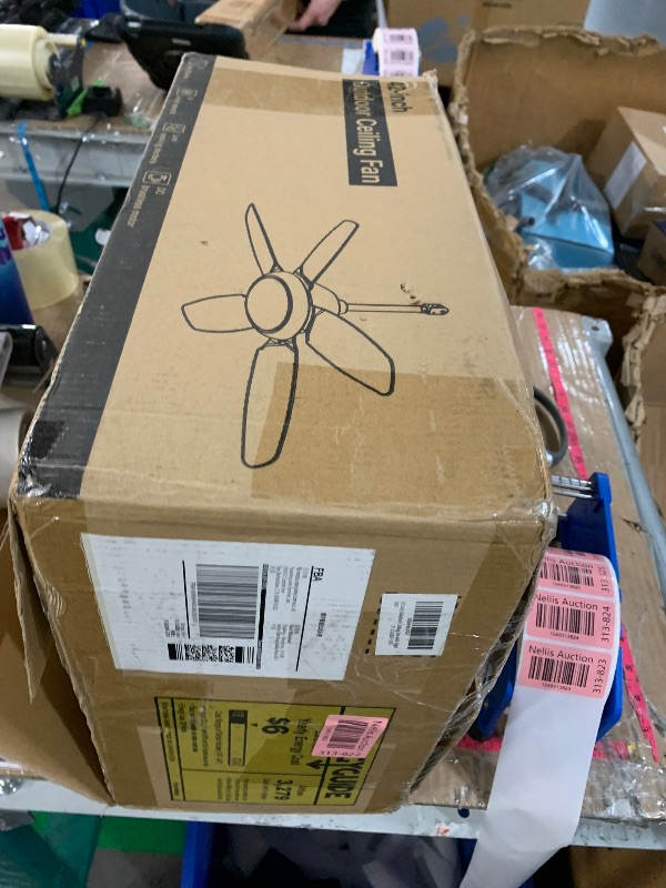 Photo 1 of Fanbulous 42 Inch Waterproof Outdoor Ceiling Fan with Lights and Remote,IP65 Hanging Gazebo Fan with 3CCT 6-Speed DC Motor,Black Wet Rated Plug in Ceiling Fan with Cord for Patios Porch Pergola