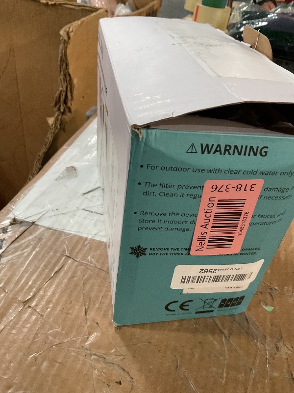 Photo 1 of QUOBAS 4 Zone Water Timer, Programmable Sprinkler Timer for Garden Hose with Rain Delay/Manual/Automatic Irrigation System, Outdoor Watering Timer for Lawn, Yard, Garden, Pool