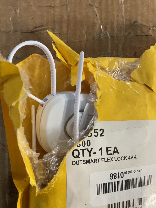 Photo 1 of Safety 1st OutSmart™ Flex Lock, White, 4 Pack