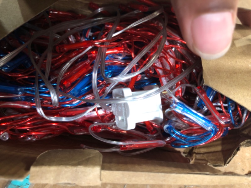 Photo 1 of (New) FUNIAO American Flag Lights, 420 LED USA Flag Net Lights, Outdoor Waterproof Patriotic Lights Hanging Ornaments for Memorial Day, 4th of July, Flag Day, Presidential Election, Christmas