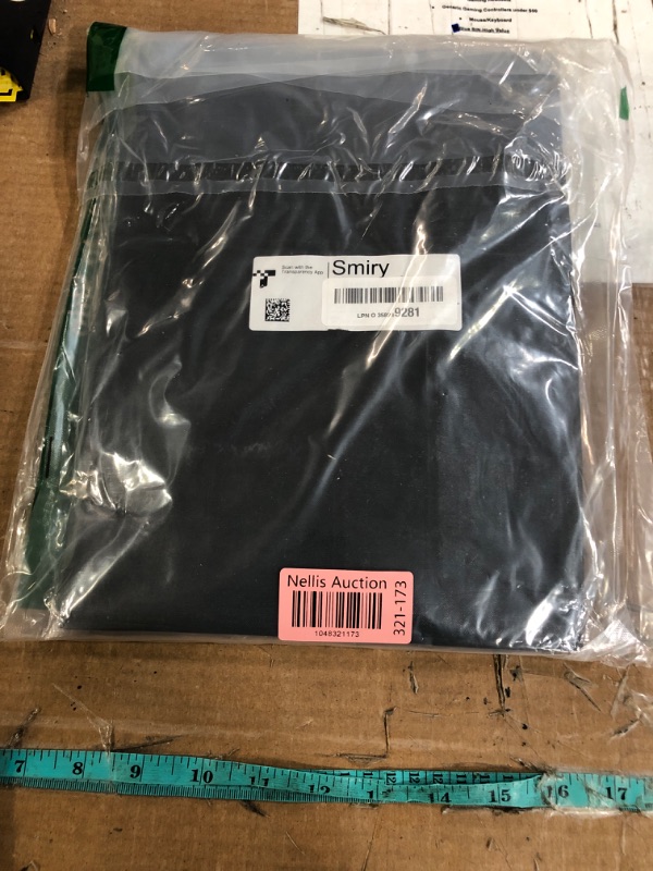 Photo 1 of (USED/FAIR) (BAGGED) Smiry Rectangle Tablecloth, Elastic Fitted Flannel Backed Vinyl Tablecloths for 6ft Folding Tables, Waterproof Wipeable Table Covers for Indoor, Outdoor, Picnic and Camping (Black, 30"x72")