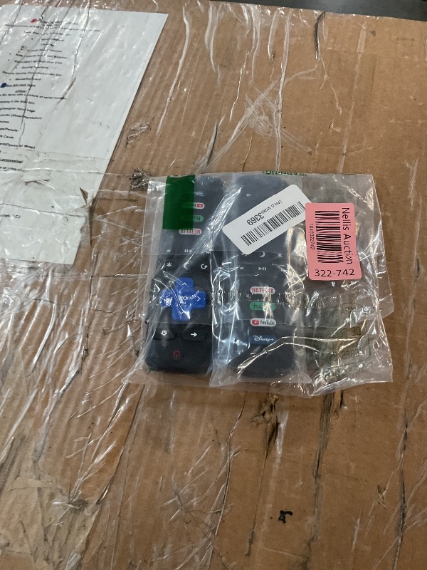 Photo 1 of (Pack of 2) Replacement-Remote-Control for Roku-TV,Compatible for TCL Roku/Hisense Roku/Onn Roku/Philips Roku Smart TVs(Not for Roku Stick and Box)