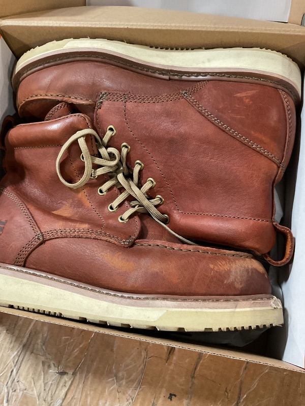 Photo 1 of Timberland PRO Men's Pro Wedge 6 Inch Moc Soft Toe Industrial Work Boot, Brown-2024 New, 9.5