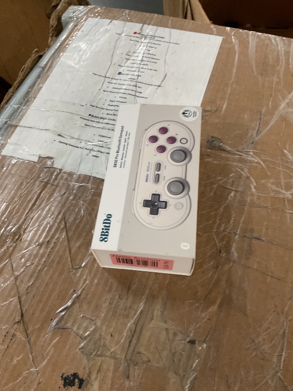 Photo 1 of 8Bitdo Sn30 Pro Wireless Bluetooth Controller, Hall Effect Joystick Update, Retro Gamepad for Switch/Switch 2, PC, Steam Deck, Android, Raspberry PI, iPhone, iPad, macOS and Apple TV (G Classic Edition)