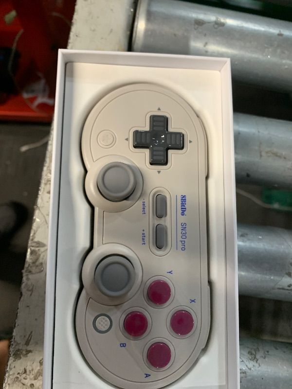 Photo 1 of 8Bitdo Sn30 Pro Wireless Bluetooth Controller, Hall Effect Joystick Update, Retro Gamepad for Switch/Switch 2, PC, Steam Deck, Android, Raspberry PI, iPhone, iPad, macOS and Apple TV (G Classic Edition)
