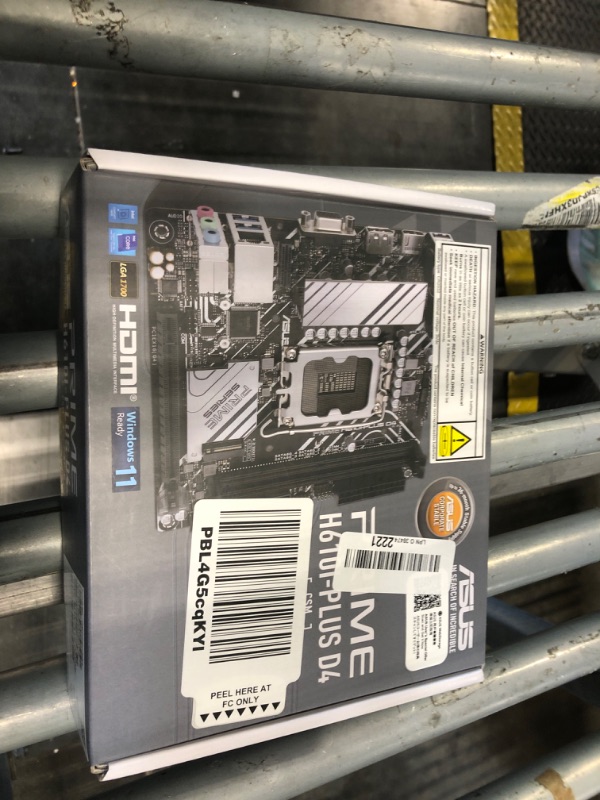 Photo 1 of ***Broken. Bent pins on CPU socket***ASUS PRIME H610I-PLUS D4 LGA 1700(Intel 12th Gen&Intel vPro)mini ITX Motherboard(PCIe 4.0,DDR4,USB 3.2 Gen 1 Type-A,1Gb Lan,DP/HDMI/D-Sub,V-M.2(E),Q-LED,Mono-out header with amp IC,SPI TPM header)