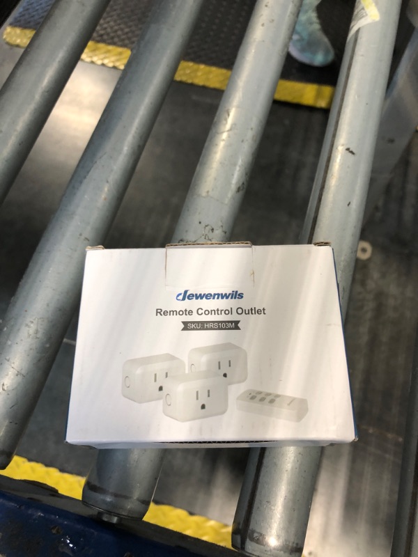 Photo 1 of DEWENWILS Wireless Remote Control Outlet, Programmable and Expandable Electrical Outlet Switch, Wireless Remote Light Switch, 100FT Range, FCC Listed, 1 Remote and 3 Outlets