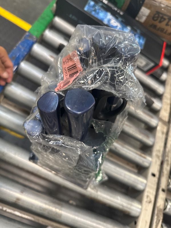 Photo 1 of [INCOMPLETE SET]  Rainbow Kitchen Knife Set Non Stick Knives Set with Block Thick Blade Cutlery Knife Block Sets Chef Sharp Quality for Home & Pro Use Best Gift (Blue Handle- Rugged Blue Blade)