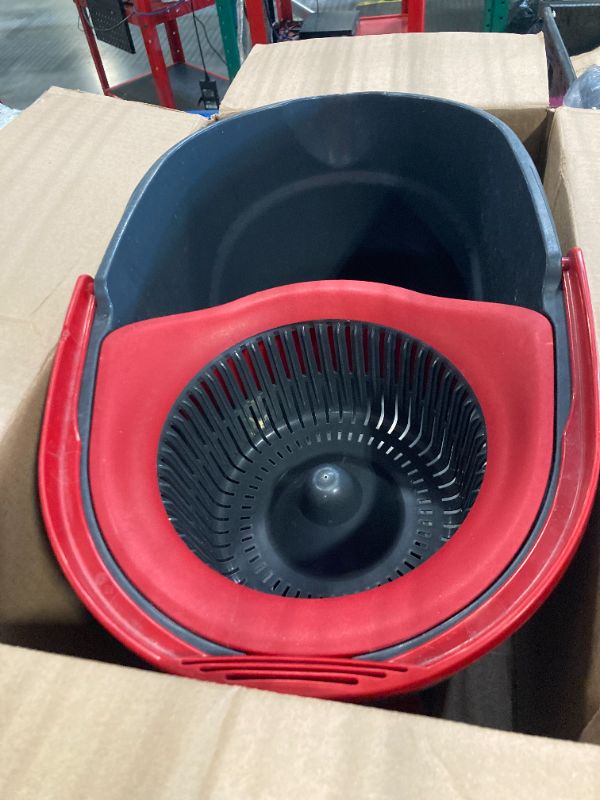 Photo 1 of ****ONLY BUCKET****  O-Cedar EasyWring Microfiber Spin Mop and Bucket Cleaning System
