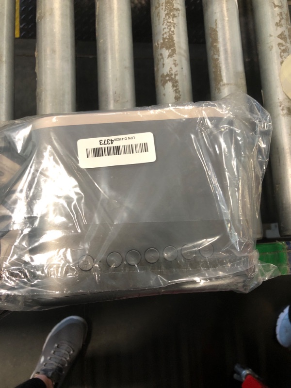 Photo 1 of ***MISSING REMOTE*** Projector with WiFi and Bluetooth: [Auto Focus/Keystone] - NICPOW Full HD 1080P 4K Supported Portable Bluetooth Projector for Gaming Devices and Phones - Ideal for Indoor Outdoor Use - Grey