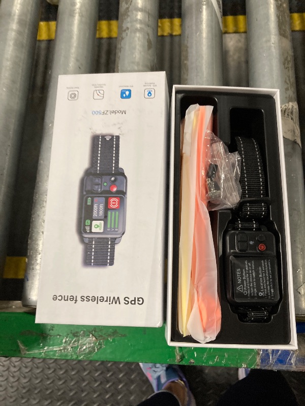 Photo 1 of ***NON FUNCTIONAL, FOR PARTS ONLY, SALE FINAL*** WubbaNub GPS Wireless Dog Fence System, Electric Electric Dog Fence Using GPS Electric Satellite Technology, with a Range of 15-2000m, IPX7 Waterproof Rechargeable Collar Receiver,Outdoor Use Only6