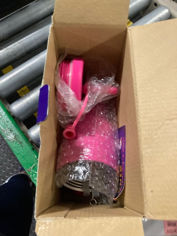 Photo 1 of ***MISSING PARTS***
Luxgola Kids 20 oz Tumbler with Handle, Leak-Proof Screw-On Lid with Removable Silicone Straw, Spill Proof, Stainless Steel Insulated Water Bottle, Gift for Boys and Girls, Rose Red & Green, 2Pcs