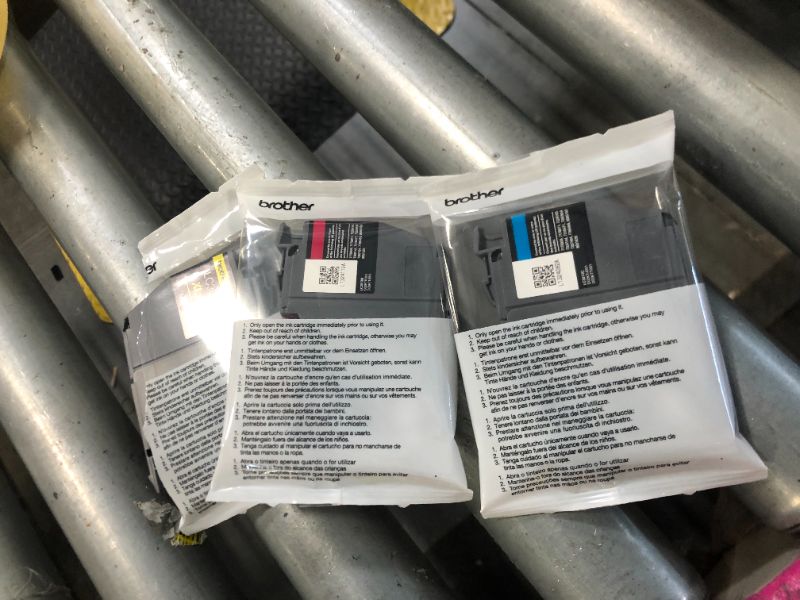 Photo 1 of *****ONE IS OPEN***Brother High-yield Color Printer Ink Cartridges LC3013 3-Pack for Work Smart Series - Professional Grade Ink for MFC-J491DW, J497DW, J690DW, J895DW - Up to 400 Pages per Cartridge