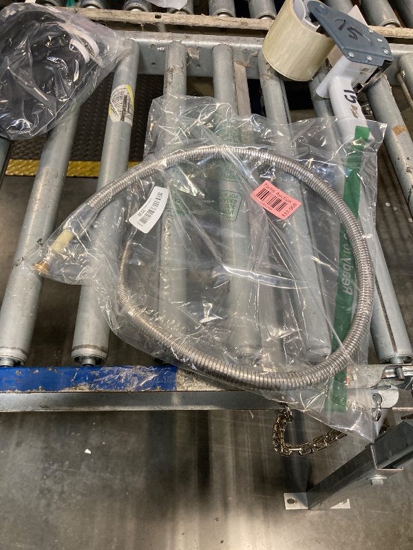 Photo 1 of CWM 36 Inch Stainless Steel Hose for Commercial Kitchen Sink Faucets Flexible Hose Replacement