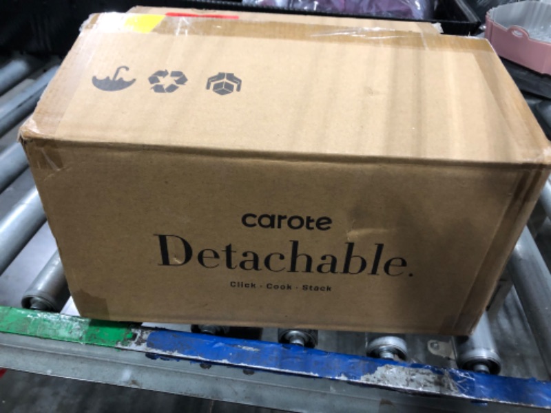 Photo 1 of ***MISSING THREE***CAROTE 17pcs Pots and Pans Non Stick, Cookware Sets Detachable Handle, Induction Kitchen Pots and Pans,NonStick Cooking Set, Oven/Dishwasher/Fridge Safe, Space Saving