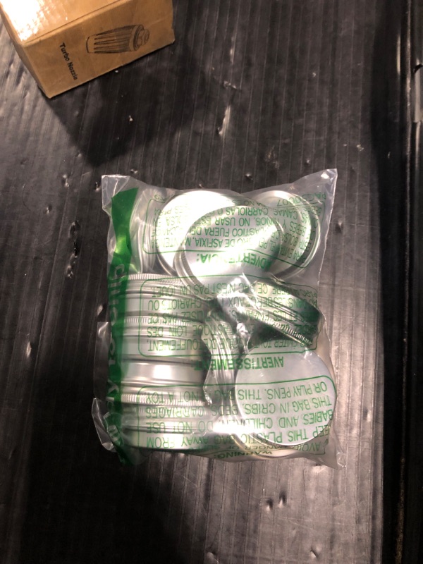 Photo 1 of 1 Ounce Aluminum Tin Jar Refillable Containers 30ml Aluminum Screw Lid Round Tin Container Bottle for Cosmetic,Lip Balm, Cream, 12 Pack.
