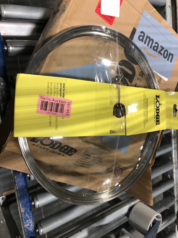 Photo 1 of *** handler missing*** Lodge Round Tempered Glass Lid - Versatile Glass Lid for 15 Inch Skillets, Pans, and Dutch Ovens - Dishwasher Safe and Oven Safe up to 400° - 15 Inch