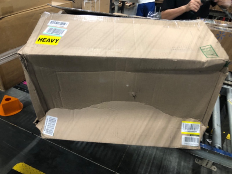 Photo 1 of ***damaged handler*** has an internal hit*** Nuwave Bravo Pro Smart 21QT Toaster Oven Air Fryer Combo, Convection Oven Countertop, 10 functions all in 1, with even & quick crisp technology, 50-450°F, 1800W, Stainless Steel