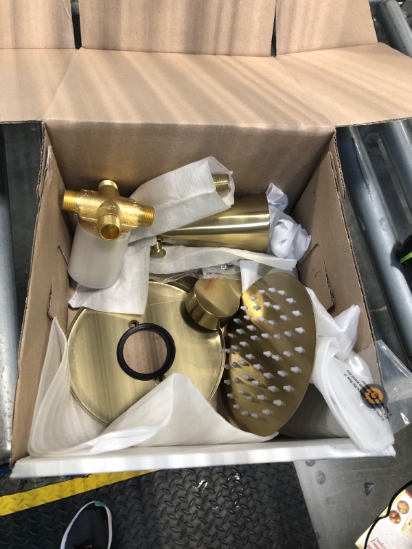 Photo 1 of *** water hose missing***Delta Faucet Linden 17 Series Dual-Function Tub and Shower Trim Kit, Shower Faucet with 4-Spray In2ition 2-in-1 Dual Hand Held Shower Head with Hose, Champagne Bronze T17494-CZ-I (Valve Not Included)