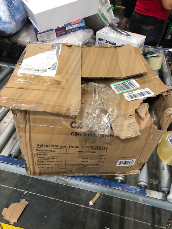 Photo 1 of **ONLY HALF THE SET** White Velvet Hangers 45Pack – 360° Swivel Hook, Non-Slip and Space Saving Hangers, Heavy-Duty 11 lbs Weight Capacity - Smooth Velvet Finish for Crease-Free Clothes and Effortless Closet Organization