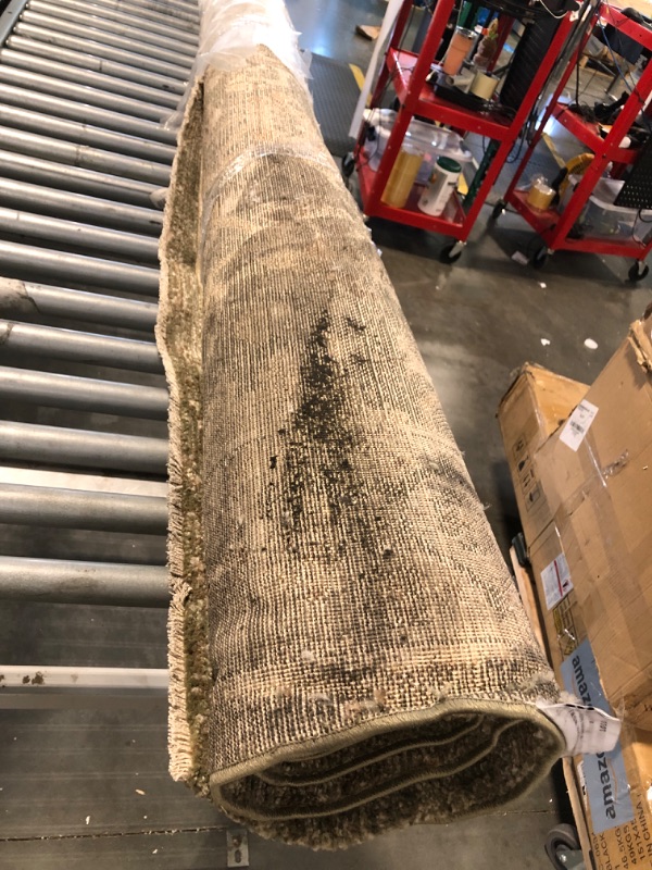 Photo 1 of ***DIRTY, NEEDS TO BE WASHED*** Magnolia Home by Joanna Gaines Pace Collection PAC-06 Forrest/Natural 9'-6" x 12'-3" Area Rug