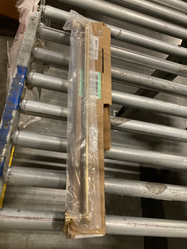 Photo 1 of ***MISSING HARDWARE***CABDM 1 Pack Appliance Pull 18 Inch Solid Kitchen Cabinet Handles Brushed Brass Cabinet Pulls Gold Drawer Pulls Cabinet Hardware Kitchen Handles for Cabinets Cupboard Handles