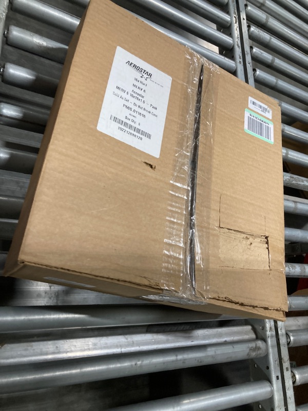Photo 1 of ***SIMILAR ITEM***16x16x1 Air Filter MERV 8 Dust Defense (6-Pack), Pleated HVAC AC Furnace Air Filters Replacement