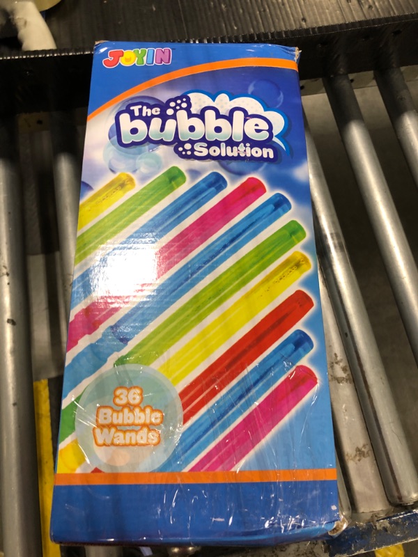 Photo 1 of JOYIN 36 Pack 14.6’’ Big Bubble Wands Bulk, Bubble Blower for Kids, Party Favors, Easter, Birthday, Summer Outdoor & Indoor Activity