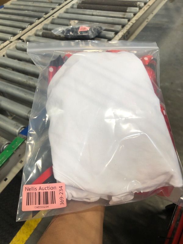 Photo 1 of [STAINED NEAR BOW] Newborn Toddler Baby Girls Half 1st 2nd Birthday Outfit Mouse Princess Dress Polka Dots Tutu Skirt ONE Cake Smash Halloween Fancy Funny Costume for Photo Shoot Red-Bow 1T