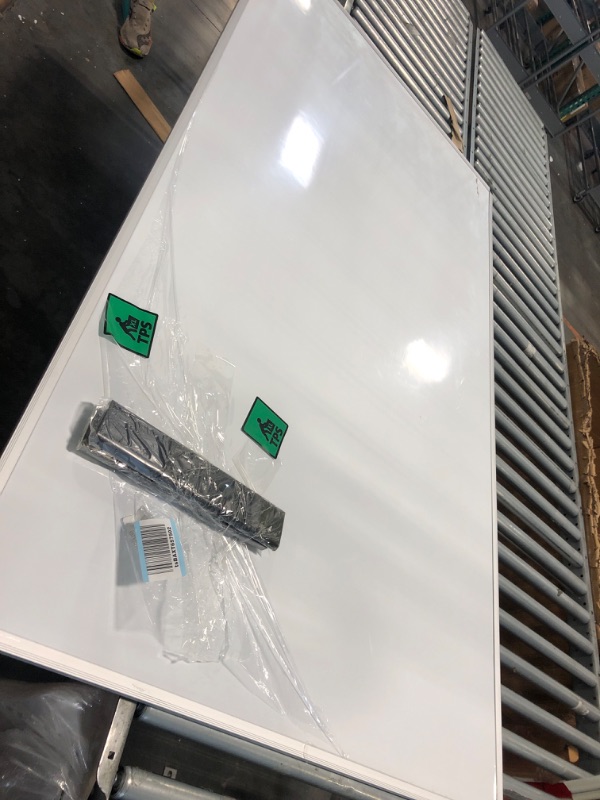 Photo 1 of ***DAMAGE TO THE TOP CORNER, SHOWN IN THE PHOTO***VIZ-PRO Dry Erase Board/Magnetic Whiteboard, 72 x 40 Inches, Large Wall Mounted Board for School Office and Home