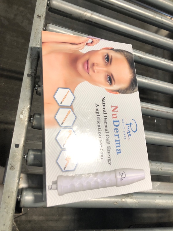 Photo 1 of ***FACTORY SEALED***Pure Daily Care NuDerma Handheld Skin Therapy Wand Machine w/Neon – Anti-Aging - Skin Tightening - Wrinkle Reducing - Dark Circles – Clarifying - Hair & Scalp Stimulator