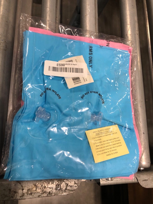 Photo 1 of 2 Pack Arm Floaties for Kids and Adults- Inflatable Floaties for Kids 6-12yrs, Blow up Water Wings for Toddlers, Swimming Arm Pool Floats for Children and Adults 30-150LBS(Blue and Pink)