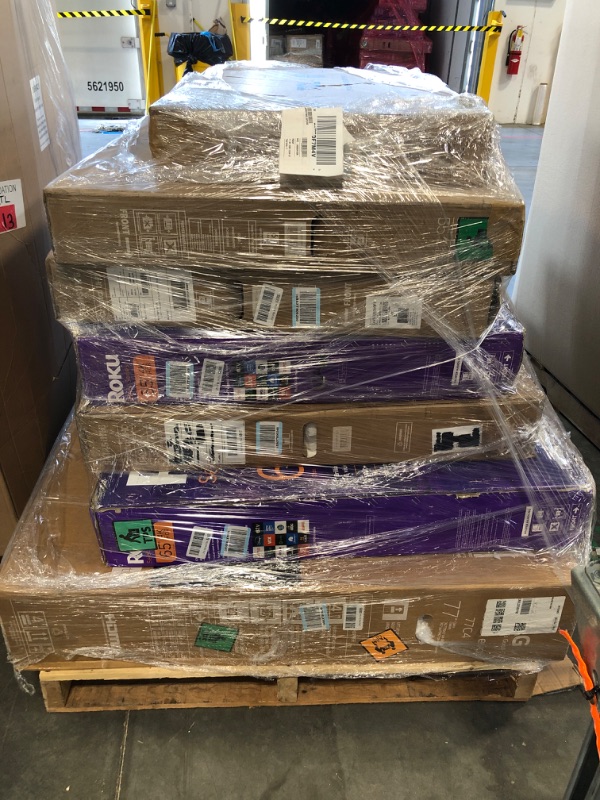 Photo 1 of ***FOR PARTS ONLY,NO REFUNDS,NO RETURNS. FINAL SALE***PALLET OF MULTIPLE TVS