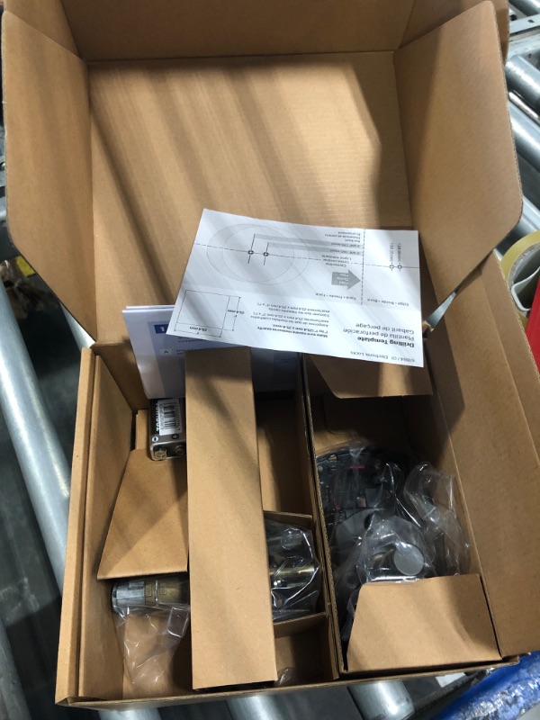 Photo 1 of Kwikset SmartCode 955 Pembroke Light Commercial 10-Button Keypad Electronic Lever, Featuring Convenient Keyless Entry, 3-Year Batter Life and High Traffic Durability Matte Black