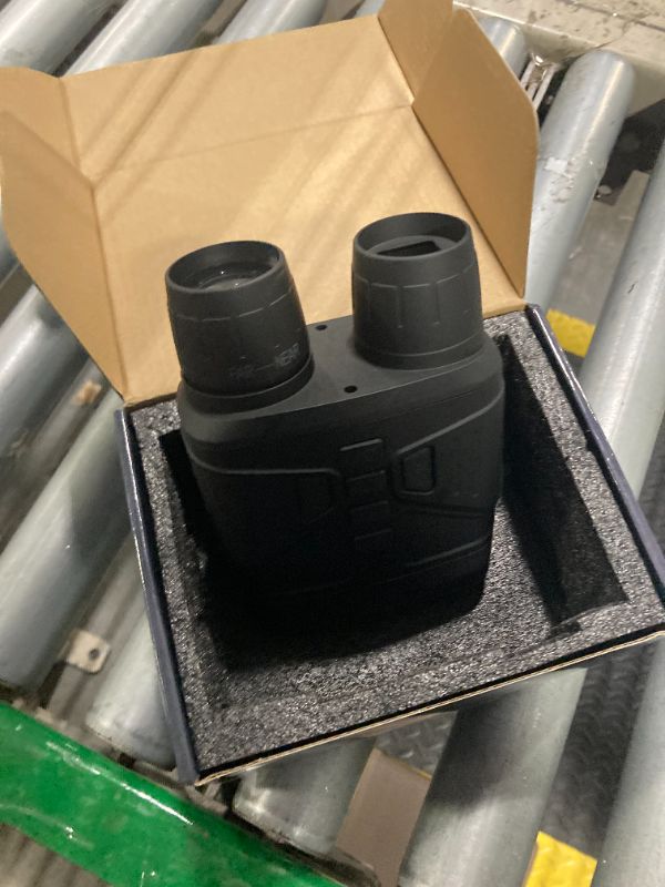 Photo 1 of ***GOGGLES ONLY*** Night Vision Goggles - 4K Night Vision Binoculars with 5000mAh Rechargeable Battery, 32GB TF Card can Save Photo and Video, 3'' HD Screen for Camping & Security, Black