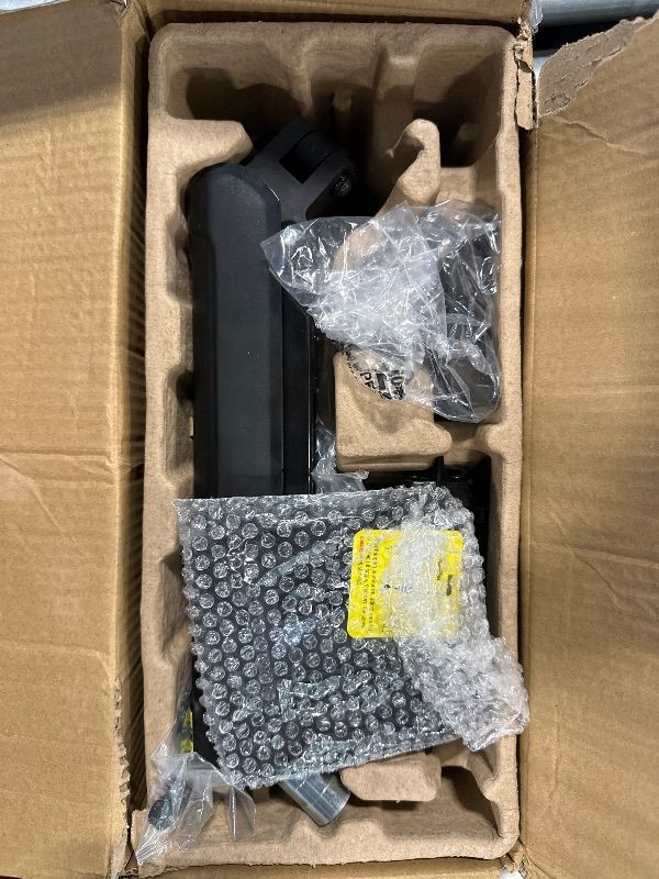 Photo 1 of Single Monitor Mount for 22 24 27 32 inch Screen, Gas Spring Arm Holds 4.4-22 lbs, Monitor Desk Mount, Gaming & Home Office Use, VESA 75x75mm & 100x100mm, Freelift Pro Black