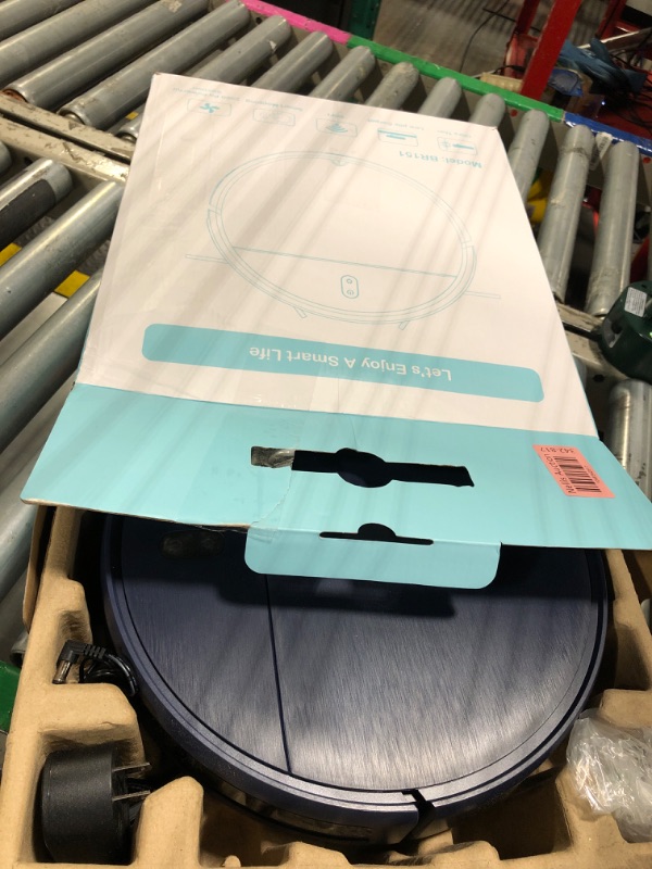 Photo 1 of **VERY USED**ZCWA Robot Vacuum and Mop Combo, 2 in 1 Mopping Robotic Vacuum with WiFi/App, Robotic Vacuum Cleaner, Schedule Settings, Self-Charging, Ideal for Hard Floor, Pet Hair and Low Pile Carpet