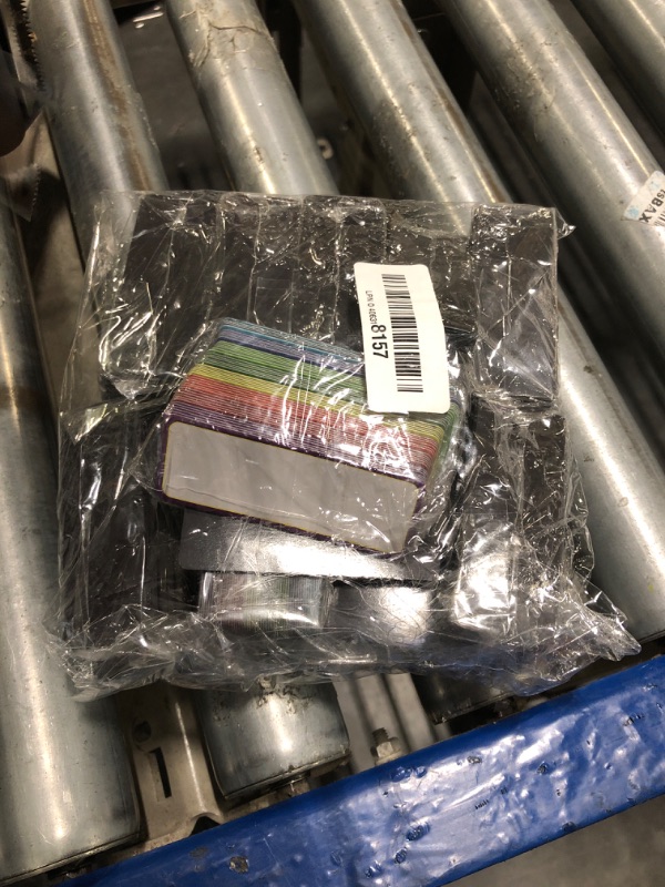 Photo 1 of **MISSING PARTS**480 Pcs Magnetic Dry Erase Labels Reusable Name Tag Writable Stickers Colored Magnets Magnetic Strips for Whiteboard Rectangle Blank Name Plates for Lockers(Simple Style,3.2 x 1.2 in)