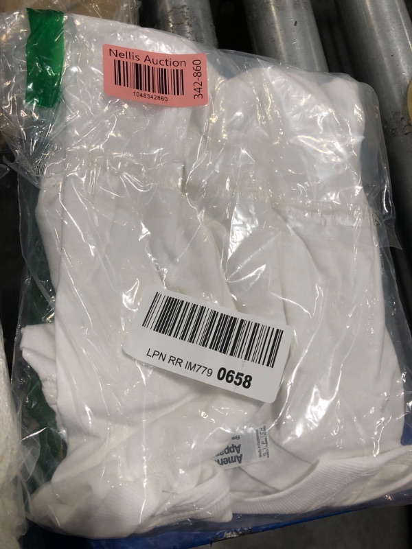 Photo 1 of **ONE PIECE**American Apparel Women's Fine Jersey Boxy T-Shirt, Style G102, White 